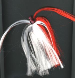 trolling lure with hair skirt