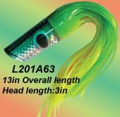 Osprey poly crystaline clear and Tinited head trolling lure