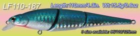 Crank bait or wobbler LF110-187- 3 split crankbait