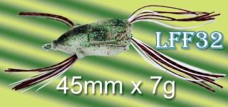 soft bait for predatory fish- frogs with spinner bait skirt Lff32