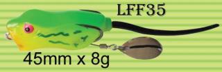 soft bait for predatory fish- tadpole with flasher blade LFF35
