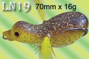 Soft bait for predatory fish- soft body chick LN19