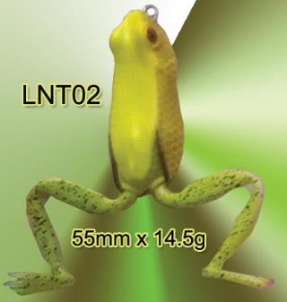 Soft body frogs with jumper leg. LNT02