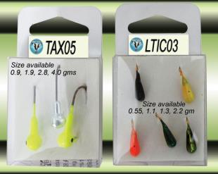 Non lead fishing tackle-tungsten jig heads and ice jigs