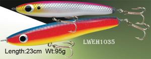 Wooden popper lures 1035